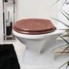 B&M Rose Gold Glitter Toilet Seat 2 B&M Rose Gold Glitter Toilet Seat -Home Discount Store 368882 rose gold glitter toilet seat