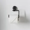 B&M Black Suction Toilet Roll Holder 1 B&M Black Suction Toilet Roll Holder -Home Discount Store 368886 black suction roll holder