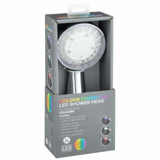 B&M Colour Changing LED Shower Head 3 B&M Colour Changing LED Shower Head