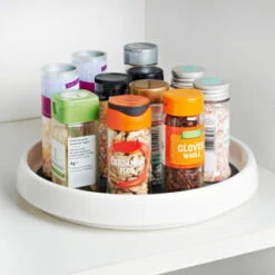 Rotating Cupboard Organiser -Home Discount Store 369471 rotating cupboard organiser1