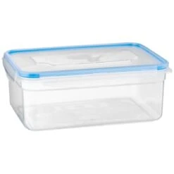 B&M Clip Top Food Containers 4pk - Blue 14 B&M Clip Top Food Containers 4pk - Blue -Home Discount Store 369681 4pk clip top food containers blue 2