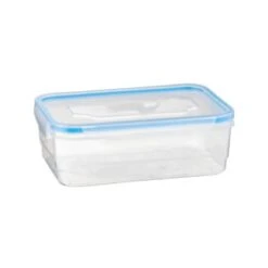 B&M Clip Top Food Containers 4pk - Blue 12 B&M Clip Top Food Containers 4pk - Blue -Home Discount Store 369681 4pk clip top food containers blue 4