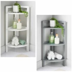 Home Discount Store -Home Discount Store 369738 369723 maine 3 tier corner shelf group