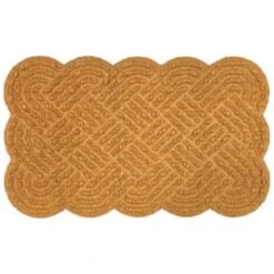 B&M Woven Coir Knot Doormat