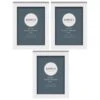 Simply Everyday 4 X 6" Block Frames 3pk - White -Home Discount Store 370283 3pk simply everyday block frames 4x6 white 2