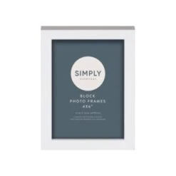 Simply Everyday 4 X 6" Block Frames 3pk - White -Home Discount Store 370283 3pk simply everyday block frames 4x6 white 3