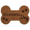 B&M Dog Bone Shaped Doormat 1 B&M Dog Bone Shaped Doormat -Home Discount Store 371948 shaped doormat