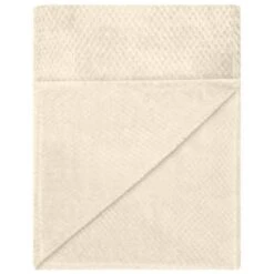 Waffle Faux Fur Throw - Cream 9 Waffle Faux Fur Throw - Cream -Home Discount Store 372948 waffle faux fur throw cream 2