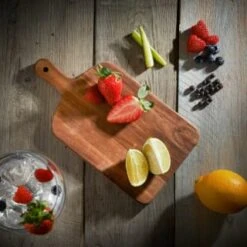 B&M Mini Acacia Wood Serve Boards 2pk -Home Discount Store 375102 2pk mini acacia wood serve boards