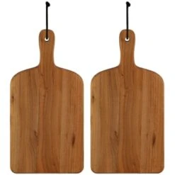 B&M Mini Acacia Wood Serve Boards 2pk -Home Discount Store 375102 2pk mini acacia wood serve boards group