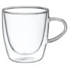 B&M Double Walled Glass Coffee Mug 2 B&M Double Walled Glass Coffee Mug -Home Discount Store 375233 double walled glass coffee mug