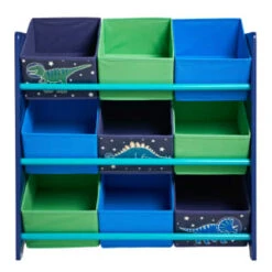 B&M Glow In The Dark Dinosaur 9 Tub Storage Drawers -Home Discount Store 375936 dinostar 9 tub storage 1