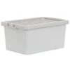 B&M Storage Box With Lid 11L - Graphite 2 B&M Storage Box With Lid 11L - Graphite -Home Discount Store 377031 11l storage box grey 2