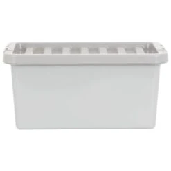 B&M Storage Box With Lid 11L - Graphite -Home Discount Store 377031 11l storage box grey 4