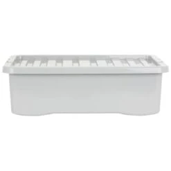 B&M Under Bed Storage Box 32L - Grey -Home Discount Store 377037 under bed storage box 32l grey 4
