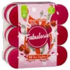 Fabulosa Tea Lights 18pk - Winter Cherries -Home Discount Store 377619 18pk tea lights winter cherries 2