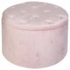 B&M Round Blush Ottoman -Home Discount Store 378067 round blush ottoman