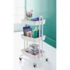 Spaceways 3 Tier Multi-Purpose Trolley - White -Home Discount Store 378712 mobel 3 tier multipurpose trolley white