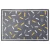 B&M Eco Flex Doormat - Confetti -Home Discount Store 379096 eco flex doormat ochre and grey dash
