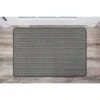 B&M Loop Washable Doormat 50 X 75cm - Grey Stripe