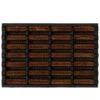 B&M Rubber Coir & Wire Scraper Doormat 40 X 60cm -Home Discount Store 379127 rubber coir and wire scraper mat