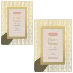 B&M Harmony Glass Photo Frame 4 X 6" - Gold -Home Discount Store 380067 380068 harmony glass photo frame main 2 1