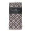 B&M Grey Textured Tea Towels 3pk -Home Discount Store 380238 3pk textured tea towels grey