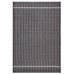 B&M Grey Check Tea Towels 3pk -Home Discount Store 380305 3pk check tea towels grey 4