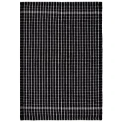 B&M Check Tea Towels - Black 3pk 10 B&M Check Tea Towels - Black 3pk -Home Discount Store 380307 3pk check tea towels black 4
