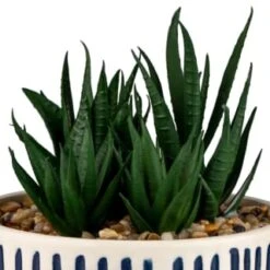 B&M Scandi Shore Stripe Succulent -Home Discount Store 380604 scandi shore stripe succulent 4