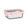 B&M Pink Glass Food Container - Small -Home Discount Store 380661 glass food container pink small 2