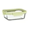 B&M Green Glass Food Container - Medium -Home Discount Store 380663 glass food container green medium 2