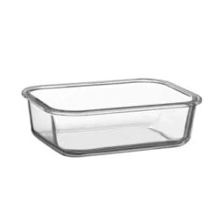B&M Green Glass Food Container - Medium -Home Discount Store 380663 glass food container green medium