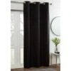 B&M Kent Woven Blackout Panel 54 X 86" - Black -Home Discount Store 380868 kent blackout woven panel black