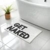 Get Naked Tufted Bath Mat - White 2 Get Naked Tufted Bath Mat - White -Home Discount Store 381569 white get naked bath mat