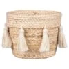 Serres Tassel Basket - Natural -Home Discount Store 381892 serres tassel basket