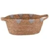 B&M Edessa Triangle Wicker Basket - Grey -Home Discount Store 381893 edessa grey diamond wicker basket