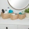 Samos Set Of 3 Storage Rope Baskets 3pk - Natural -Home Discount Store 381909 samos set of 3 rope baskets natural