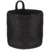 B&M Thera Hanging Storage Basket - Black -Home Discount Store 381912 thera hanging basket black