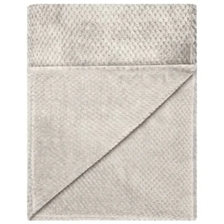B&M Waffle Throw - Silver 5 B&M Waffle Throw - Silver - Image 3