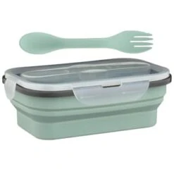 B&M Collapsible Lunch Box - Sage -Home Discount Store 383522 collapsible lunch box 8