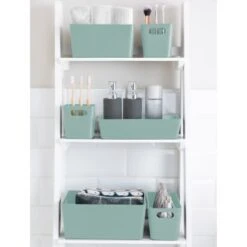 Soho Storage Tray 6 X 25.5 X 17cm - Sage -Home Discount Store 384326 384406 384419 soho box sage group1