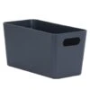 Soho Storage Tub 10 X 30 X 10cm - Graphite -Home Discount Store 384405 soho size c box graphite 10x30x10cm1