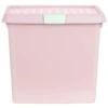B&M Waffle Clip Box Storage Cube 14L - Dusty Pink