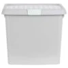 B&M Waffle Clip Box Storage Cube 14L - Grey 2 B&M Waffle Clip Box Storage Cube 14L - Grey -Home Discount Store 384966 grey 14l waffle clip box cube