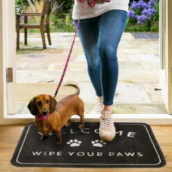 B&M Washable Pet Doormat - Wipe Your Paws -Home Discount Store 385004 pet washable doormat 4