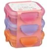 Simply Kids Clip Lock Tubs 3pk - Pink & Purple 2 Simply Kids Clip Lock Tubs 3pk - Pink & Purple -Home Discount Store 385228 3pk simply kids clip lock tubs