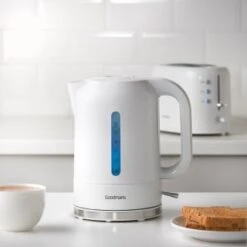 Goodmans Plastic Kettle - White -Home Discount Store 386650 goodmans plastic white kettle 2