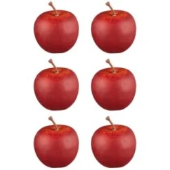 B&M Apple Decorations 6pk -Home Discount Store 387538 apples 2