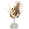 B&M Donut Vase With Dried Flowers 1 B&M Donut Vase With Dried Flowers -Home Discount Store 387548 doughnut vase with dried flowers